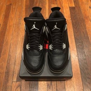 Jordan 4 (IV) Oreo/Tech Grey (Black/Grey) 12 (46)